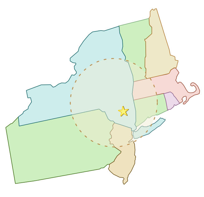 Service Area Map